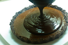 Chocolate Caramel Tart step 33