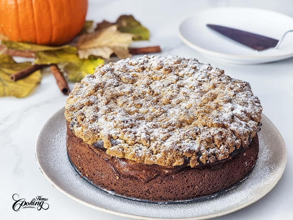 Pumpkin Cream Cheese Crumb Cake -Pumpkin Dessert